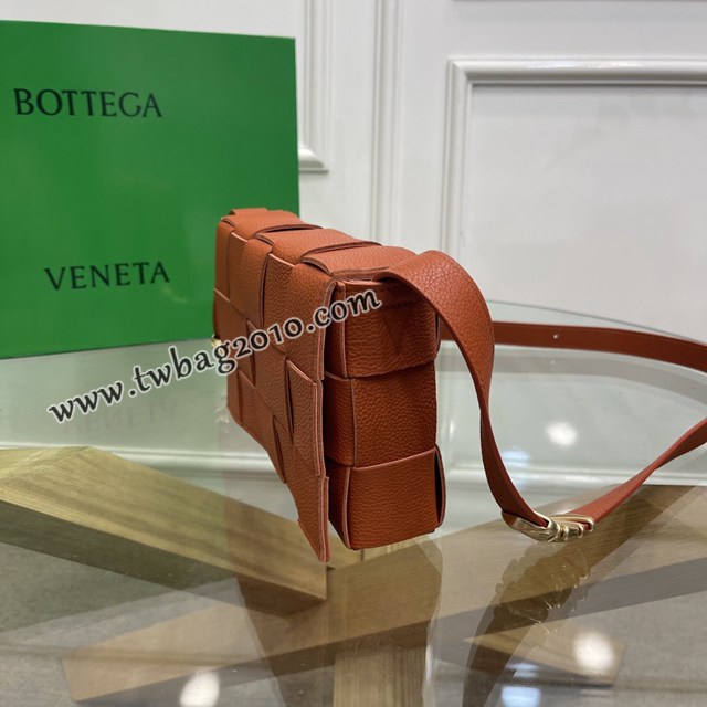 Bottega veneta高端女包 KF0017荔枝紋 寶緹嘉荔枝紋牛皮CASSETTE包包 BV經典款單肩斜挎包  gxz1265